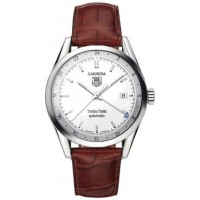 Tag Heuer Carrera Twin-Time 39mm Men's Watch WV2116-FC6181